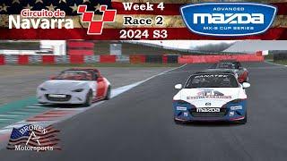 Advanced Mazda MX-5 Cup Series - Circuito de Navarra - iRacing Road - Week 4 Race 2