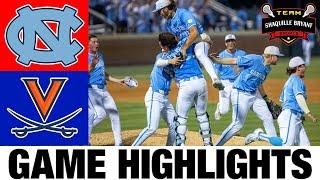 #6 North Carolina vs Virginia Highlights  MCWS GAME 1  2024 NCAA Baseball Championship