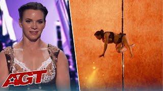 Australian Mom May Be The Worlds BEST Pole Dancer Kristy Sellars WOWS on AGT 2022 LIVE