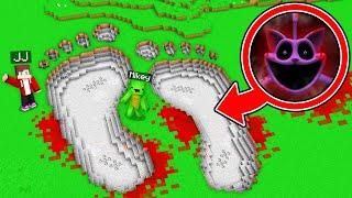 JJ and Mikey Found SCARY CATNAP.EXE FOOTPRINT in Minecraft Maizen