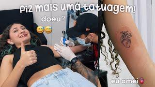 fiz mais uma tatuagem🫀*vlog*