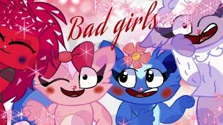 #HappyTreeFriends  Bad girls meme  meme htf for Giggles Betunia Flaky and Lammy 