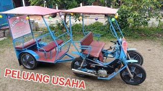 BECAK CINTA MESIN MOTORuntuk andong setiap sore.