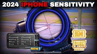 NEW BEST SENSITIVITY SETTINGS 2024 IPHONE COPY & USE ️