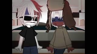 снова Америка ругает Россию за то что тот напился  countryhumans AmericaRussia gacha club yaoi