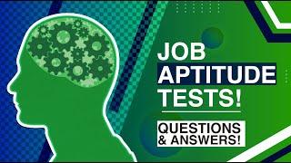 APTITUDE TEST Questions and ANSWERS How To Pass a Job Aptitude Test