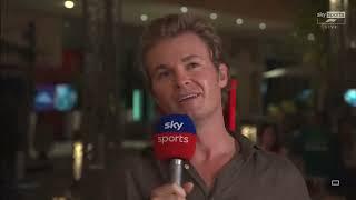 Nico Rosberg Defending Lewis Hamilton At Sky Sports Interview