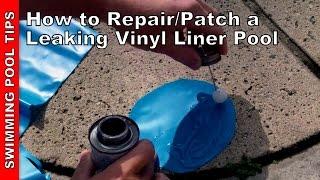 How to RepairPatch a Leaking Vinyl Liner Pool