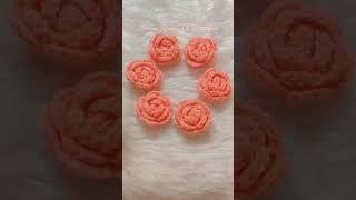 DIY Flowers Crochet #crochetrainbowsandbutterflies #craft #handmade #diy