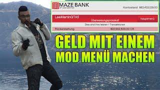 SO MACHT IHR  GELD  MIT EINEM MOD MENÜ IN GTA 5 ONLINE 