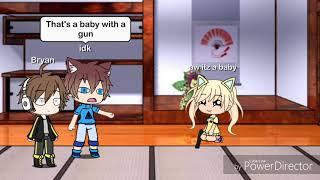 BABY WITH A GUN meme - Gacha life  *must watch* xD