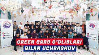 GREEN CARD GOLIBLARI BILAN UCHRASHUV  DV-2024