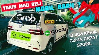  Yakin mau beli mobil buat taxol ? kerja 10 jam cuma dapat segini #grab #gojek #ojol #gocar #gacor