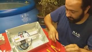 Como hacer un cuadro eléctrico para una bomba de piscina. Paso 1