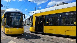 Strassenbahnbegegnungen Berlin 4K