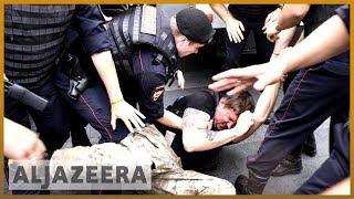 Hundreds arrested at Moscow protest over Ivan Golunovs arrest