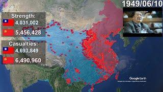 The Chinese Civil War with Units using Google Earth