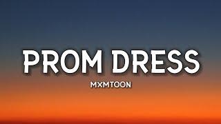 mxmtoon - prom dress lyrics  Im sitting here crying in my prom dress tiktok song