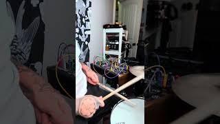 Drumming Through Modular Synth  #drumsamples #euroracksynth #eurorackmodular