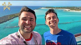 Disney Cruise Line Vlog  Serenity Bay Cabana on Castaway Cay  Day 3  March 2023  Adam Hattan