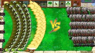 Plants vs Zombies Hack - 999 Zombie vs Gatling Pea vs Gargantuar