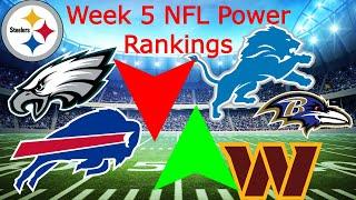 My NFL Week 5 Power Rankings