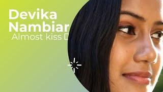 Malayalam Actress Devika Nambiar Almost kiss #devikanambiarRare Kiss#firstkiss