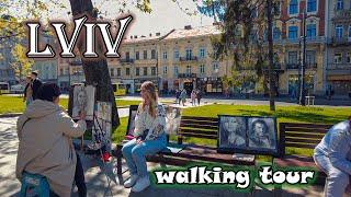  Lviv. Saturday Walking Tour. Ukraine 4K