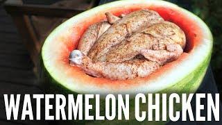 Cook A CHICKEN in a WATERMELON  You Made What?