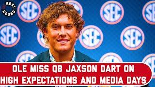 Ole Miss QB Jaxson Dart  SEC Media Days