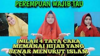 CARA MEMAKAI HIJAB YANG BENAR MENURUT ISLAM  Rishah Elfadh#shorts