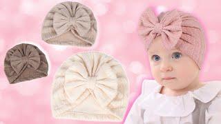 How To Make a Baby bow headcap  How to DIY baby turban