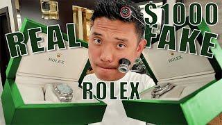 $1000 Fake Rolex VS Real One  In-Store Insights with Henry