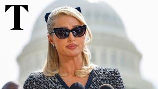 LIVE Paris Hilton testifies on youth abuse in Washington