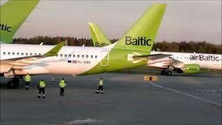 TRIP REPORT AirBaltic  AIRBUS A220-300  ODESSA - RIGA - St.Petersburg  Oktober 2021