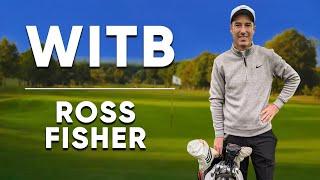 Ross Fisher goes through his bag before BIG CHALLENGE  WITB