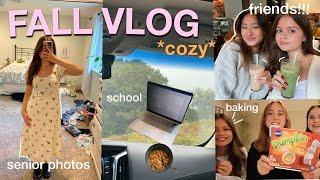 FALL DAYS IN MY LIFEbaking friends realistic school days + more 