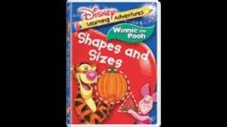 Sneak Peeks from Disney Learning Adventures Winnie the Pooh Shapes and Sizes 2006 DVD