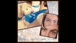 How to use the Rodan and Fields Roller  AMP MD Roller + Redefine Regimen