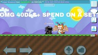 How much is your set WORTH in Growtopia PEOPLE SPEND OVER 40DLS