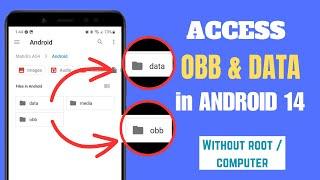 Fix Android Obb Folder Access Denied  Edit Data Folder in Android 1314 Without Root