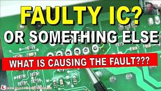 Is The IC Faulty Or Is It Something Else PART 2  Basic 400 Bi Amp Active Speaker Repair
