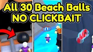 ALL 30 BEACH BALL LOCATIONS NO CLICKBAIT  Toilet Tower Defense