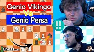 Campeón en la Brutal FINAL del Genio Vikingo Vs el Genio Persa Firouzja Vs Magnus Carlsen