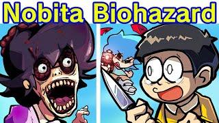 Friday Night Funkin VS Nobitas BIOHAZARD  Doraemon Nobitas Resident Evil FNF MODCartoon
