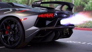 Lamborghini Aventador SVJ Gintani exhaust ULTIMATE sound. HEADPHONE USERS BEWARE PURE SOUND