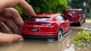 Mini Lamborghini Urus SUV  Off roading  Diecast Model Car Unboxing