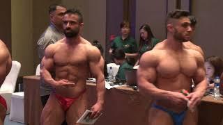 Iran bodybuilder backstage 2019 Asia championship