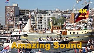 4K UltraHD Sail Amsterdam - STEAMSHIPS - AMAZING SOUND