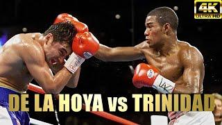 Oscar De La Hoya vs Felix Trinidad  Legendary Boxing Fight  4K Ultra HD